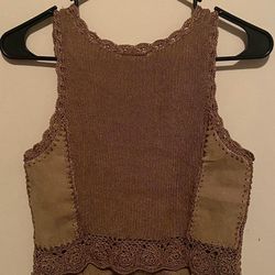 Vintage Japanese Pig Suede Leather Vest