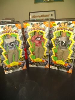 Brand New The Three Stooges Limited Edition Collector Series Action Figures