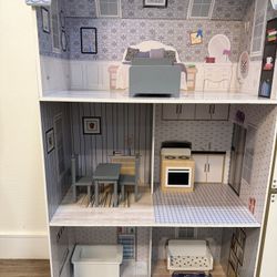 Teamson Olivia’s Dollhouse with Furnitures