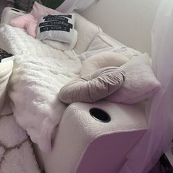 Teddy Fabric Love Seat