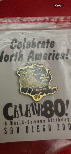 San Diego zoo celebr80 80th anniversary pins