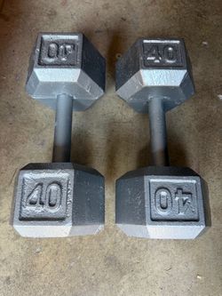 40 LB DUMBBELL SET