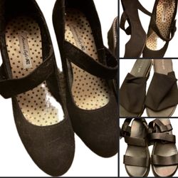 Black shoes - youth Size 7 - 7.5