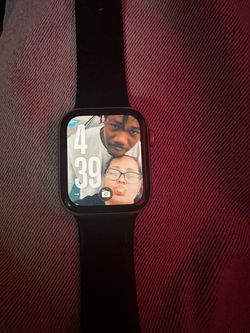 Apple Watch with Black Sport Band