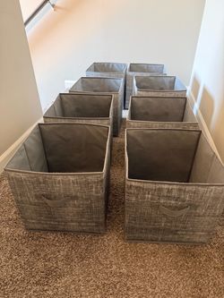 8 Cube Storage Bins, 13x13