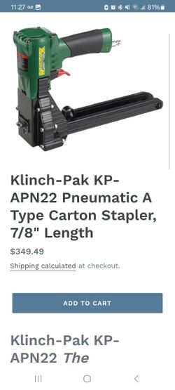 Klinch-pak KP-APN22, Pneumatic Carton A-7/8 Stapler