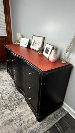 Black Dresser Mahogany Duncan Phyfe Delivery