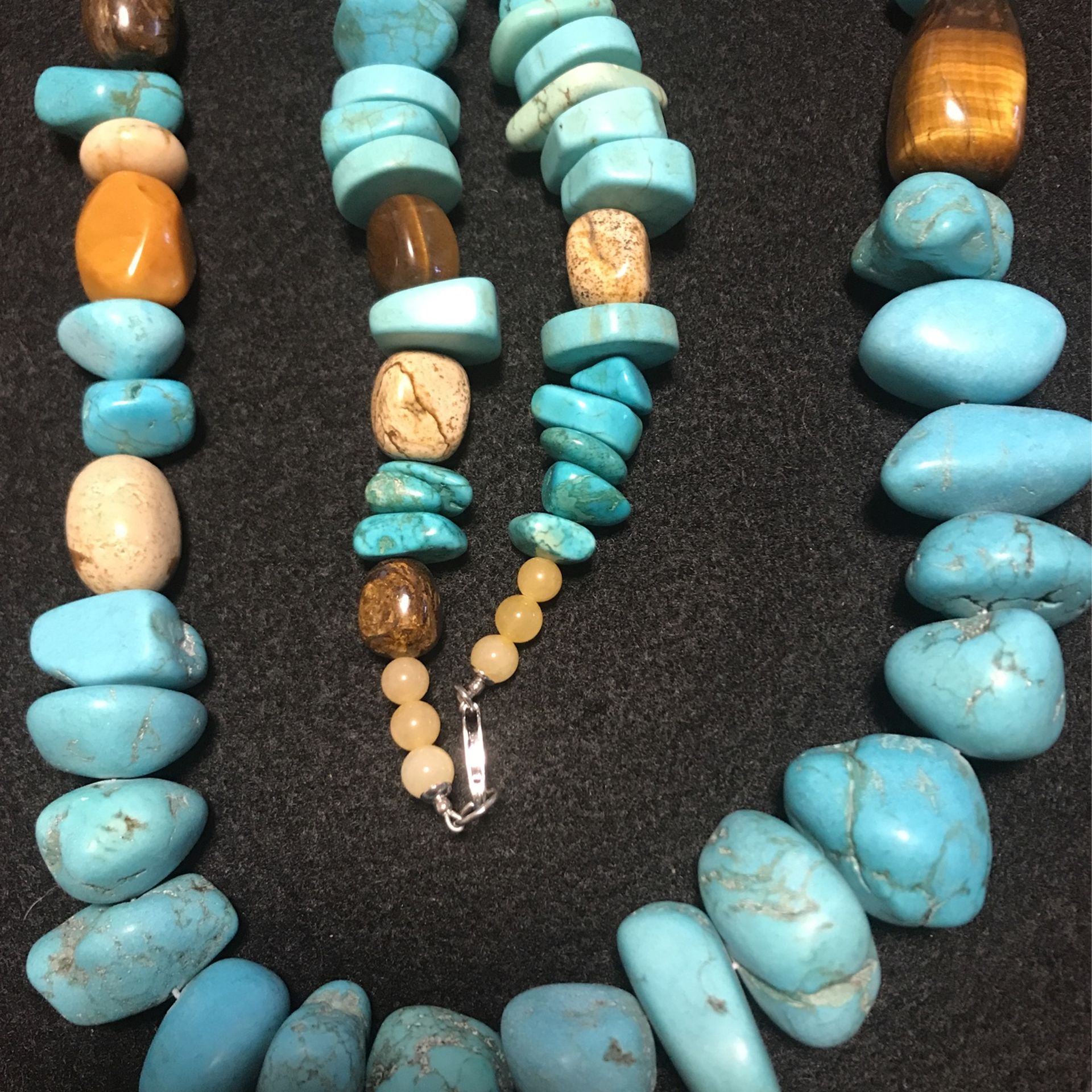 Unique turquoise necklace