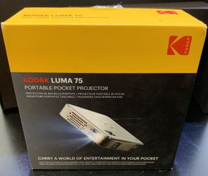 Kodak Luma 75 Portable Pocket Projector, Barely Used!