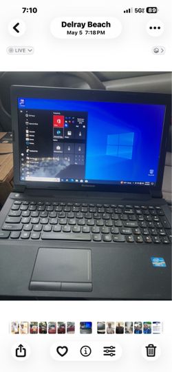 Lenovo labtop windows 10  pro 500 gigs storage  and 4 gigs memories speeds