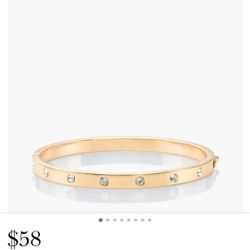 Kate Spade - Set in Stone Hinged Bangle 