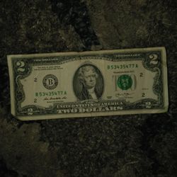 Rare Two Dollar Bill