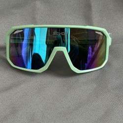 SCVCN Mint Green Sports Sunglasses 
