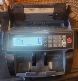 SteelMaster 4850 Front-Loading Bill Counter with Counterfeit Detection
