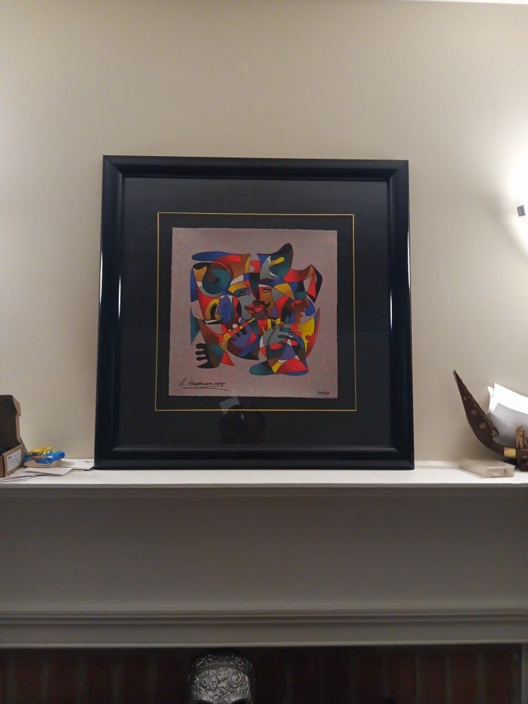 Anatole Krasnyansky Abstract Music Signed Painting