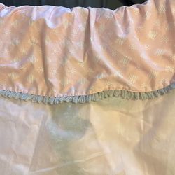 Lamb & Ivy Crib Skirt Pink