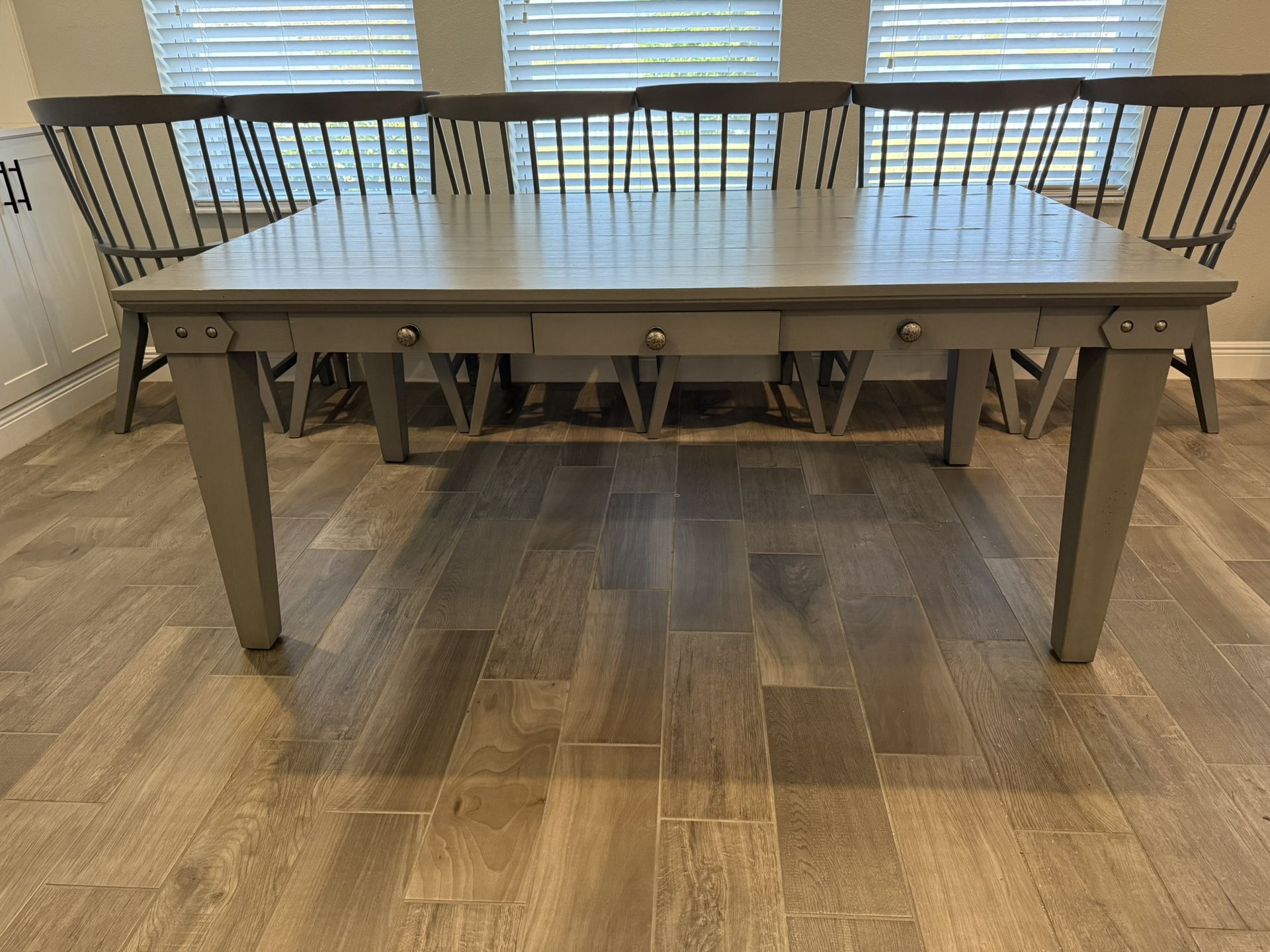 Dining Room Table And Six Chairs