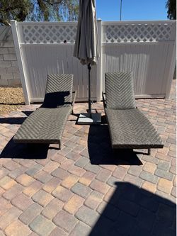 Lounge chairs from Costco