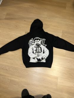 Blk Large Sdl Chp Hoodie