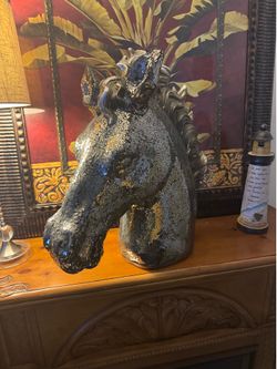 Large heavy horse head