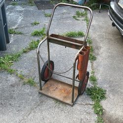 Vintage Welding Cart