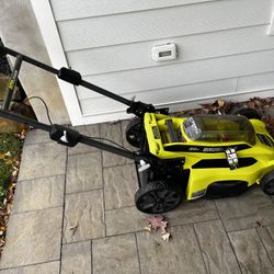 Electric Ryobi Lawn Mower and Weed wacker