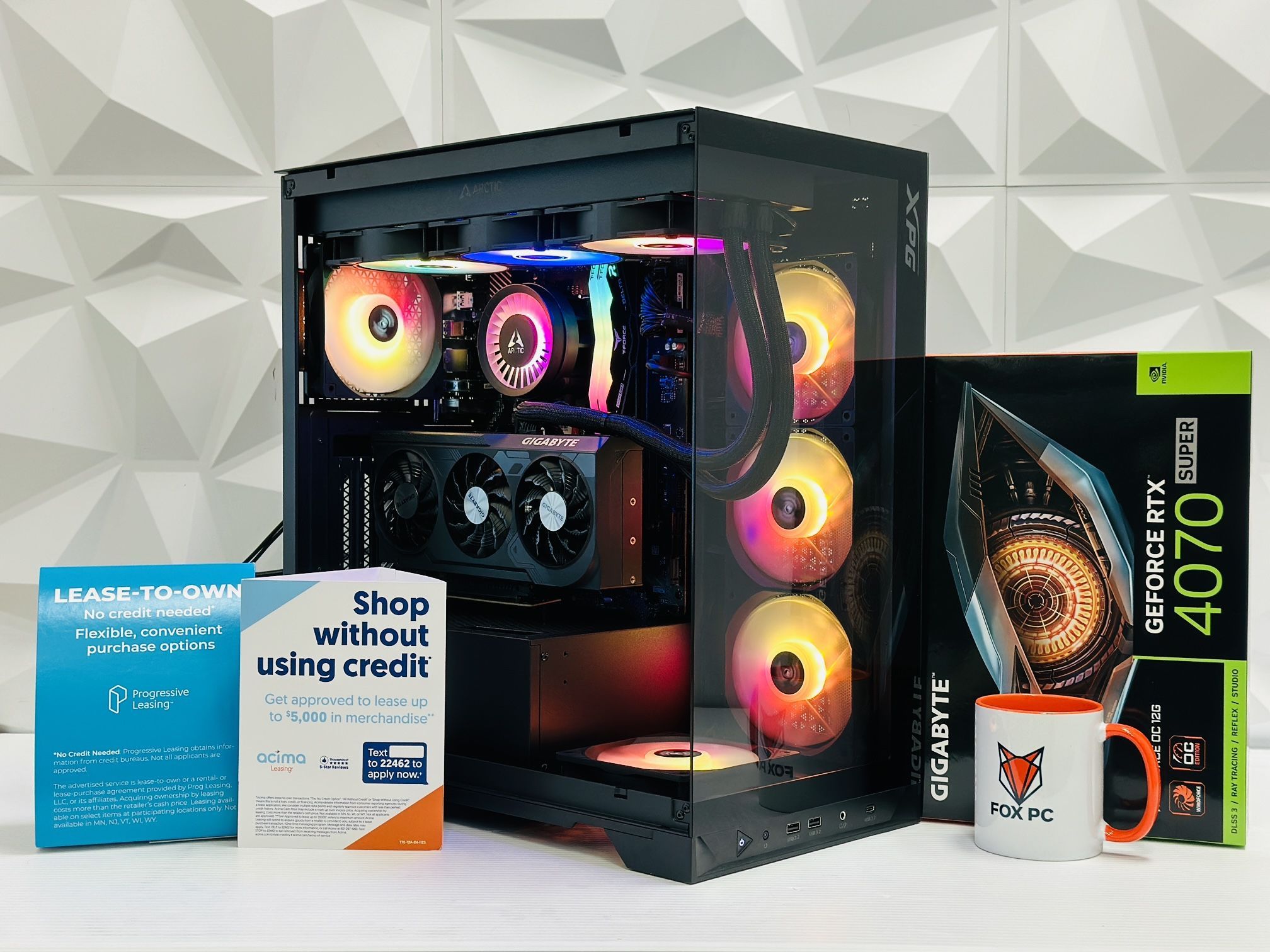 🦊 FOX 34 🦊 FINANCE AVAILABLE 🦊 FOX GAMING PC | RIG | TOWER | INTEL CORE I7-12700KF | NVIDIA RTX 4070 SUPER | 32 GB DDR5 RAM | 1 TB SSD | WINDOWS 11