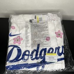 NEW Dodgers Murakami 2025 MLB Tokyo Series Mookie Betts Jersey Small S Flowers