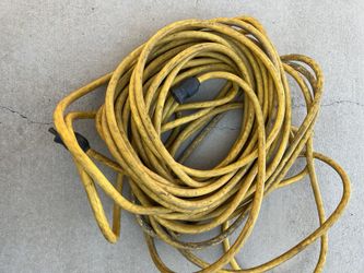 Construction, RV Or Boat Shore Extension Cord With Accessories