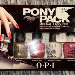 OPI Nail Lacquer - PONY PACK Mini Collection-MUSTANG FORD - 4 colors x 1/8oz