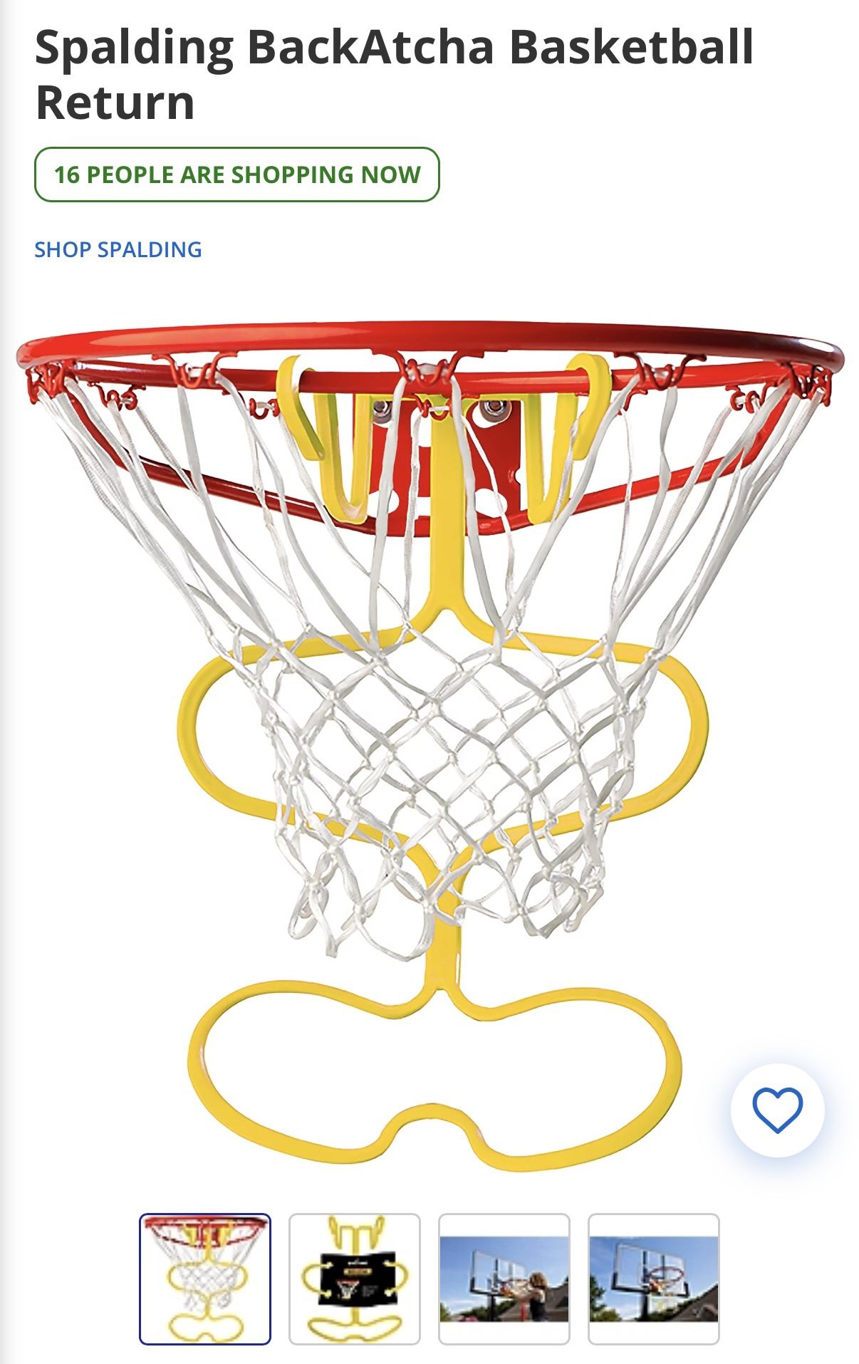 Spalding basketball Return - New