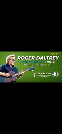 Roger Daltrey @ Yaamava Theater