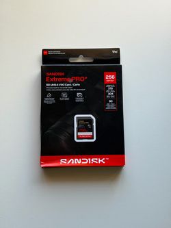 SanDisk Extreme PRO 256GB V90 UHS-II SD Card