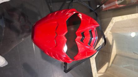 Red Martial Arts Sparring Headgear, power ranger