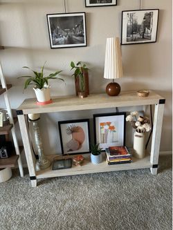 Entry sofa or Accent table
