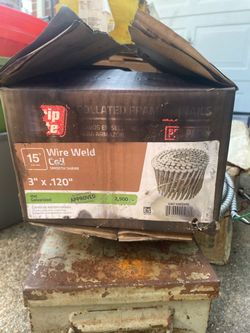 Paslode 15° Wire Weld Coil Framing Nails 3" x .120"