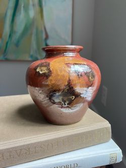 Small Vintage Handcrafted Accent Vase ( firm on price )