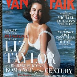 VTG Vanity Fair Magazine, 2010 Elizabeth Taylor, Richard Burton Movie Star Couple