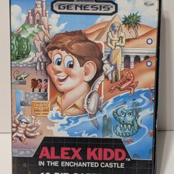 Sega Genesis Alex Kidd in the Enchanted Castle CIB w/ Manual & Case 16-Bit Game