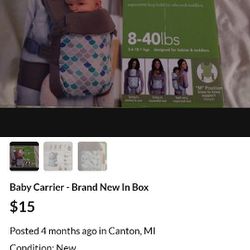 Baby Carrier - Brand New In Box