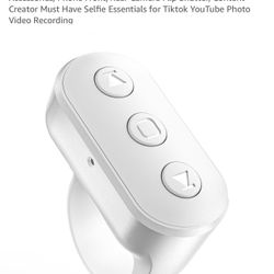 New Wireless Ring Phone Zoom Remote for iPhone Android Camera Accessories