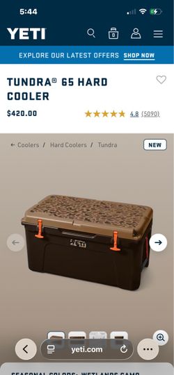 New yeti cooler