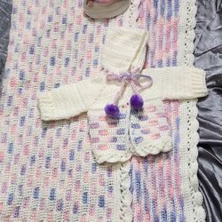 3pc BABY BLANKET SET 