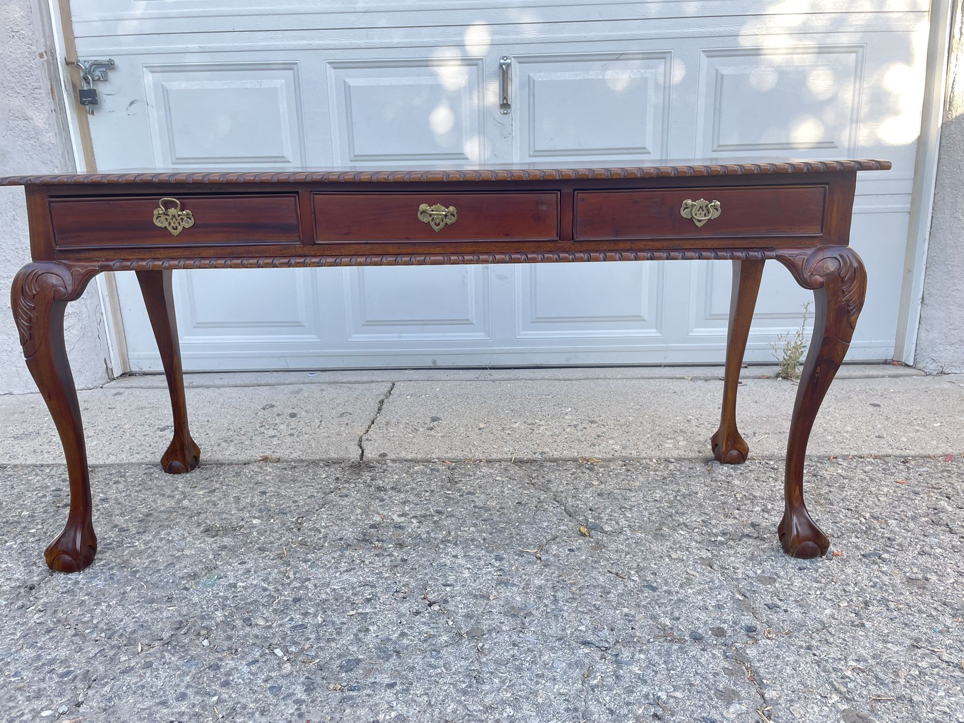 Vintage Italian style console table