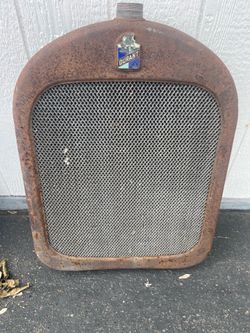 1921-26 Durant Motors Grill Radiator With Badge Emblem Ornament