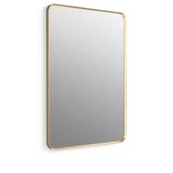 Kohler K-31365 30x45 Bathroom Mirror Brushed Gold Frame Wall Vanity Rectangular Modern Luxury (4 Available)