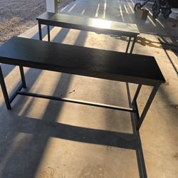 2 dining table benches