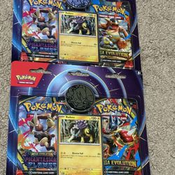 Two Packages Each With Two Packs, 1 Promo Card + Promo Coin For $30 Each Or $55 For Both OBO