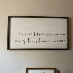 Wall/home Decor Sign
