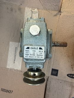 automated gate operator systems to slow down the electric motor's speed and increase its power (torque),